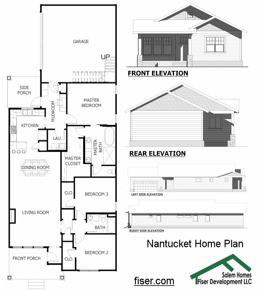 Nantucket Home Plan Nantucket Home Plan